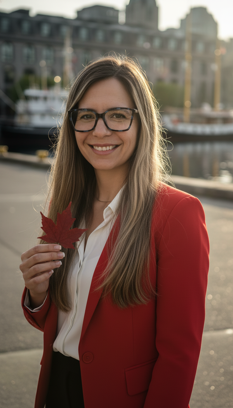 Aline Aguiar em Montreal, Canadá